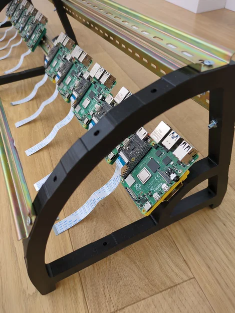 Giá đỡ DIN Rail Stand 3D - Giải pháp lắp đặt thiết bị thông minh - Image 1