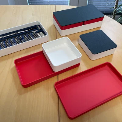 Bộ khay đựng đồ in 3D cho ngăn kéo Ikea Alex và iFixit
