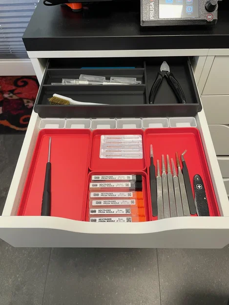 Bộ khay đựng đồ in 3D cho ngăn kéo Ikea Alex và iFixit - Image 9