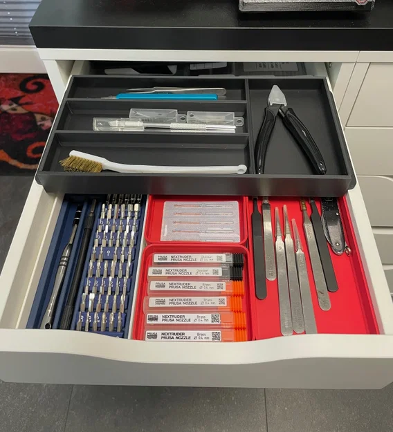 Bộ khay đựng đồ in 3D cho ngăn kéo Ikea Alex và iFixit - Image 10