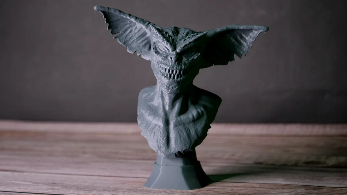 Mô hình tượng Gremlin Bust - Đồ trang trí in 3D độc đáo cho fan điện ảnh - Image 1