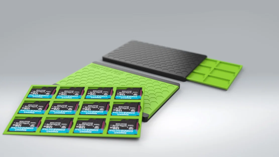 Hộp đựng thẻ MicroSD (Slim) in 3D - Image 1