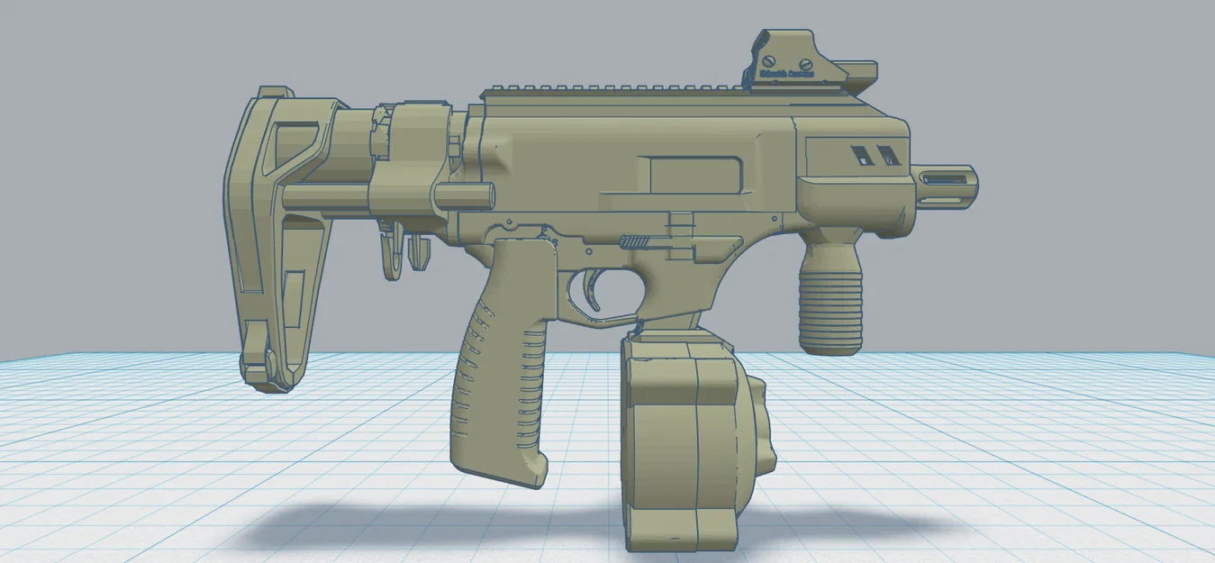 Mô hình phụ kiện súng FGC9 cho nhân vật Dummy 13 in 3D - Image 1