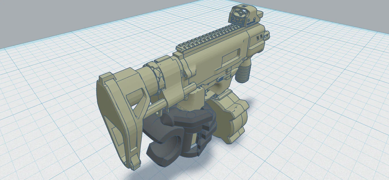 Mô hình phụ kiện súng FGC9 cho nhân vật Dummy 13 in 3D - Image 3