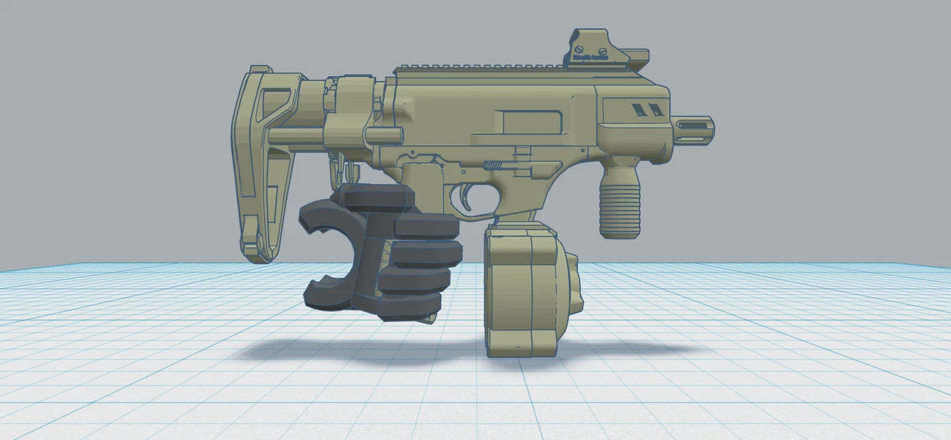 Mô hình phụ kiện súng FGC9 cho nhân vật Dummy 13 in 3D - Image 4