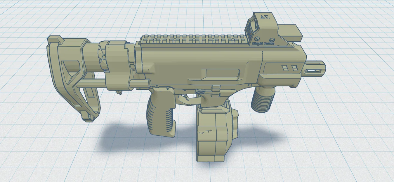 Mô hình phụ kiện súng FGC9 cho nhân vật Dummy 13 in 3D - Image 5