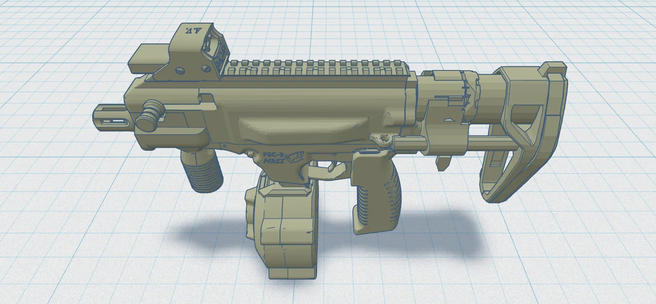 Mô hình phụ kiện súng FGC9 cho nhân vật Dummy 13 in 3D - Image 6
