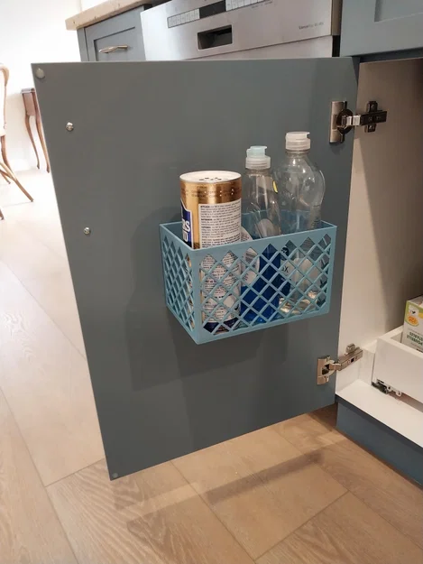 Giỏ treo cửa tủ dưới bồn rửa (Under sink cabinet door basket) - Image 2