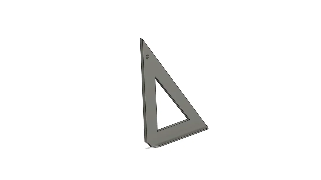Thước ke góc vuông Speed Square in 3D hữu ích cho thợ thủ công - Image 1