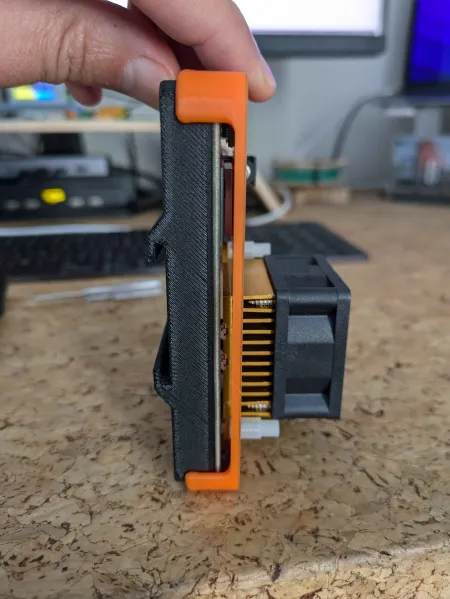 Giá đỡ Bitaxe gắn thanh ray DIN cho máy đào Bitcoin chuyên nghiệp - Image 3