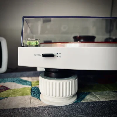 Chân kê turntable có ren, chỉnh chiều cao
