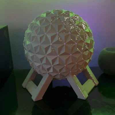 EPCOT Spaceship Earth (bỏ trụ giữa) + lỗ luồn cáp USB