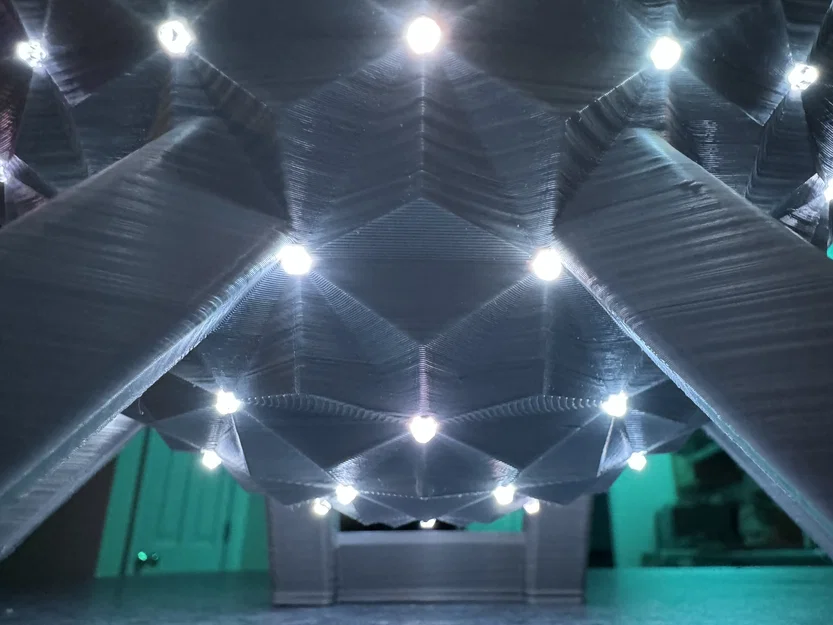 EPCOT Spaceship Earth (bỏ trụ giữa) + lỗ luồn cáp USB - Image 3