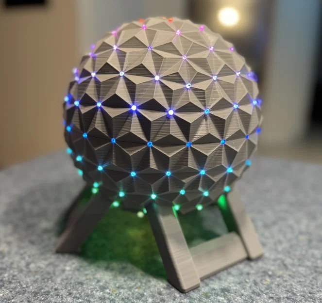 EPCOT Spaceship Earth (bỏ trụ giữa) + lỗ luồn cáp USB - Image 12