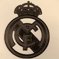 Mô hình 3D Logo câu lạc bộ bóng đá Real Madrid sắc nét - Thumbnail 1