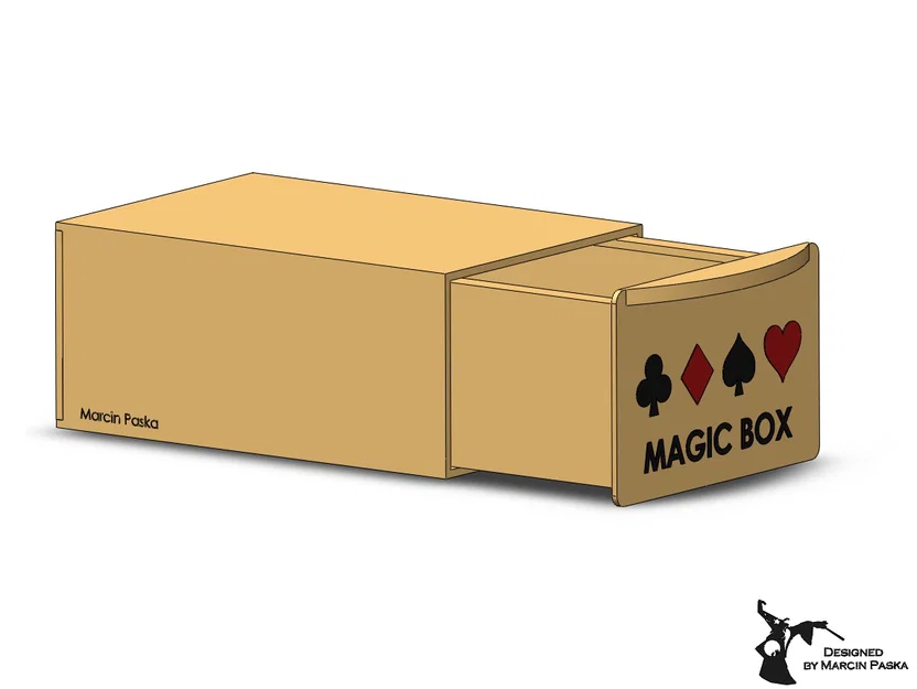 Mô hình 3D hộp ma thuật biến hóa đồ vật - Đạo cụ ảo thuật thú vị - Image 1