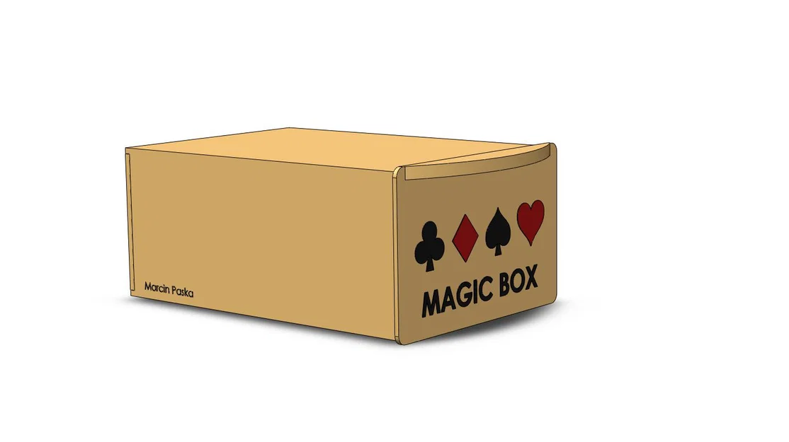 Mô hình 3D hộp ma thuật biến hóa đồ vật - Đạo cụ ảo thuật thú vị - Image 2