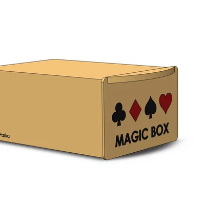 Mô hình 3D hộp ma thuật biến hóa đồ vật - Đạo cụ ảo thuật thú vị