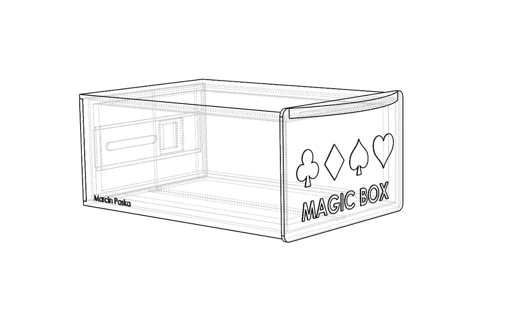 Mô hình 3D hộp ma thuật biến hóa đồ vật - Đạo cụ ảo thuật thú vị - Image 3