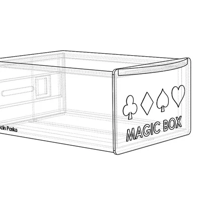 Mô hình 3D hộp ma thuật biến hóa đồ vật - Đạo cụ ảo thuật thú vị