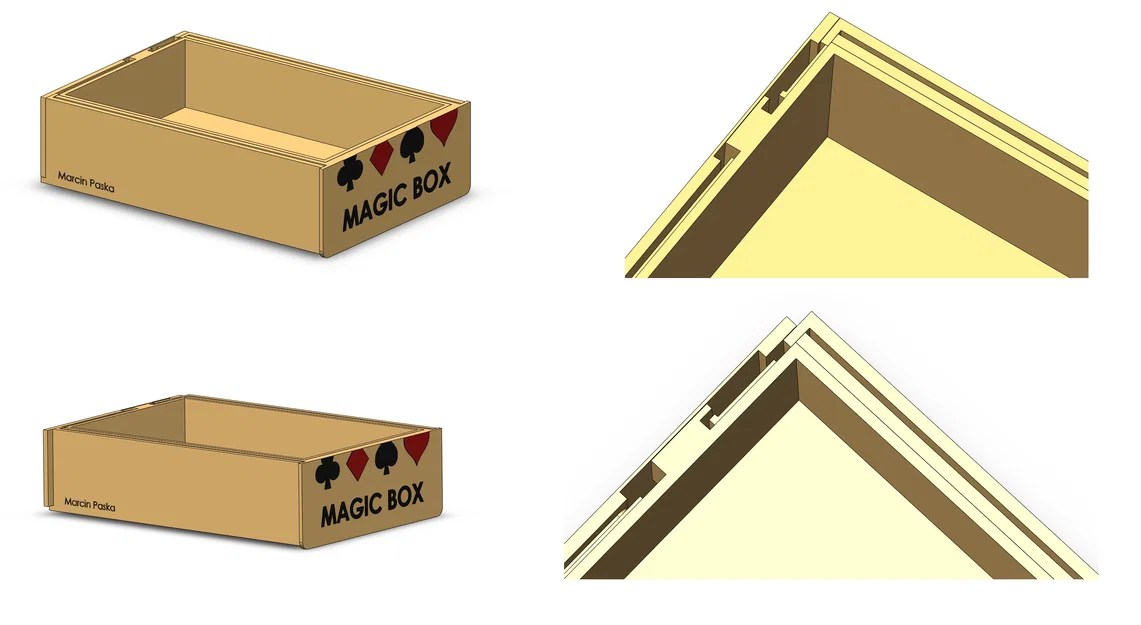 Mô hình 3D hộp ma thuật biến hóa đồ vật - Đạo cụ ảo thuật thú vị - Image 4