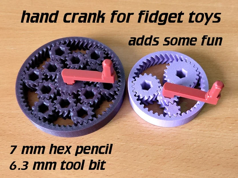 Tay quay cầm tay lục giác (hex hand crank) - Image 1