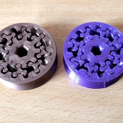 Đồ chơi fidget planetary gear herringbone – planet 3 răng