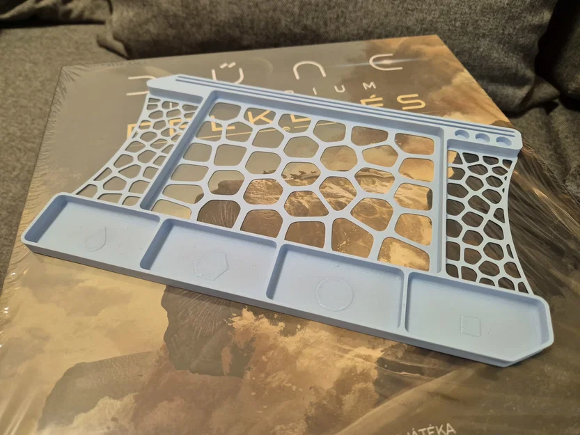 Bộ phụ kiện in 3D quản lý bài và bảng người chơi Dune Imperium Uprising - Image 1
