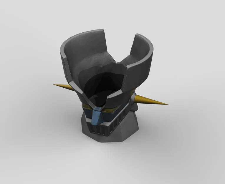 Chậu cây mô hình robot Mazinger Z in 3D độc đáo cho bàn làm việc - Image 3
