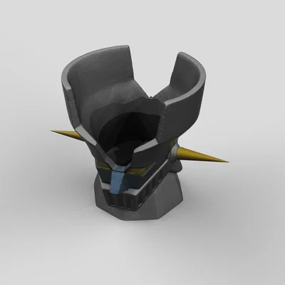 Chậu cây mô hình robot Mazinger Z in 3D độc đáo cho bàn làm việc