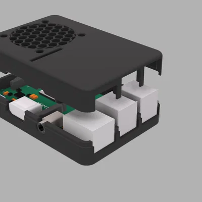 Vỏ Raspberry Pi 3B+ tuỳ biến (không cần ốc) - Customizable Raspberry Pi 3B+ case