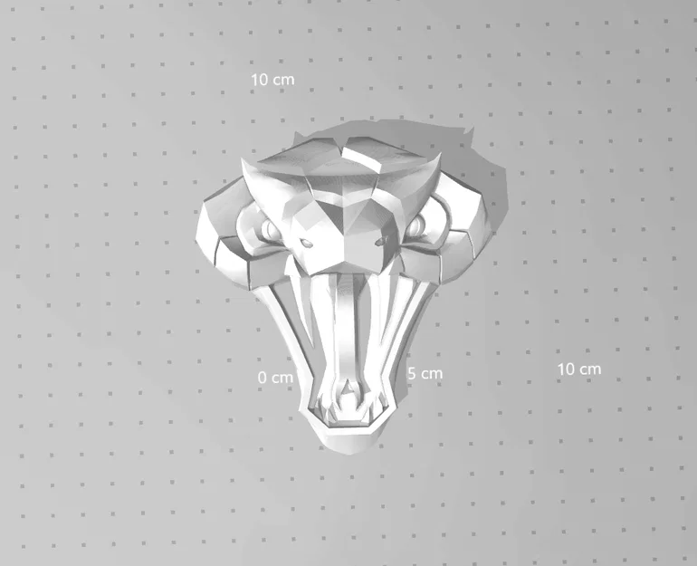 Mô hình in 3D huy hiệu Witcher Viper School Medallion siêu chất - Image 2
