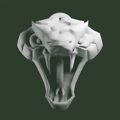 Dây chuyền Huy hiệu Witcher Viper School Medallion 3D cực chất