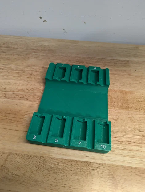 Khay Gridfinity cho Pittsburgh (Harbor Freight) bộ 7pc Long Reach Ball Hex Socket - Image 2