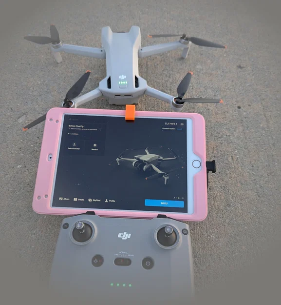 Ngàm Gắn iPad Mini Cho Tay Cầm DJI RC-N1 (In 3D) - Image 2