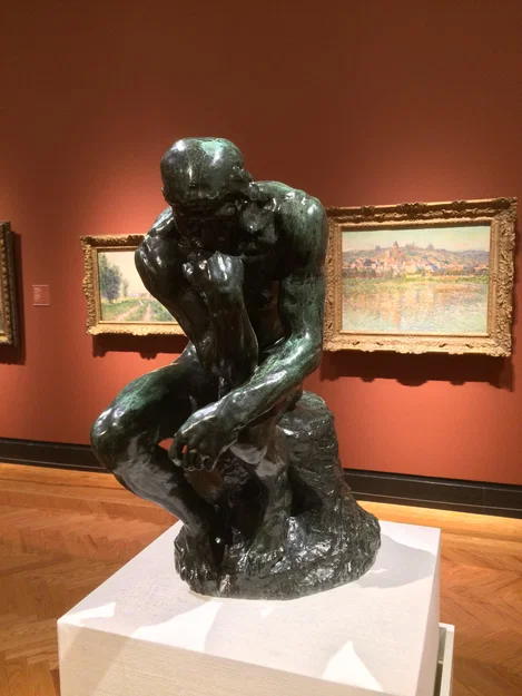 Mô hình 3D The Thinker: Tái hiện kiệt tác điêu khắc của Auguste Rodin - Image 1