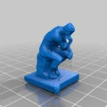 Mô hình 3D The Thinker: Tái hiện kiệt tác điêu khắc của Auguste Rodin - Thumbnail 2
