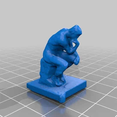 Mô hình 3D The Thinker: Tái hiện kiệt tác điêu khắc của Auguste Rodin