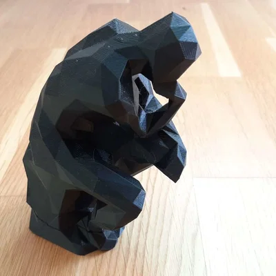 Mô hình 3D Người Suy Tư Low Poly (The Thinker) độc đáo