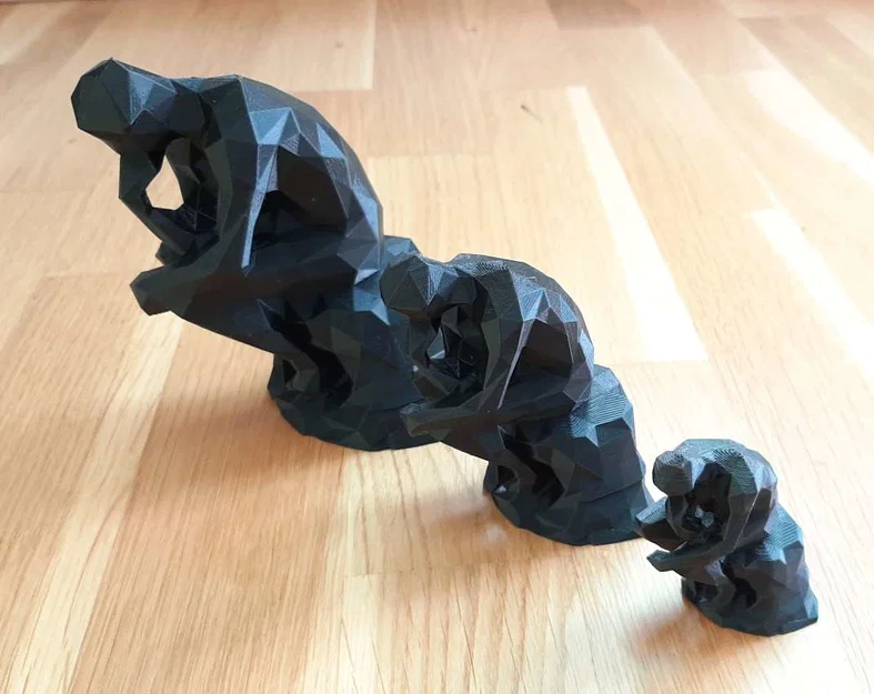 Mô hình 3D Người Suy Tư Low Poly (The Thinker) độc đáo - Image 8