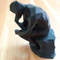 Mô hình 3D Người Suy Tư Low Poly (The Thinker) độc đáo - Thumbnail 9