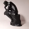 Mô hình 3D Người Suy Tư Low Poly (The Thinker) độc đáo - Thumbnail 11