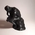 Mô hình 3D Người Suy Tư Low Poly (The Thinker) độc đáo - Thumbnail 12