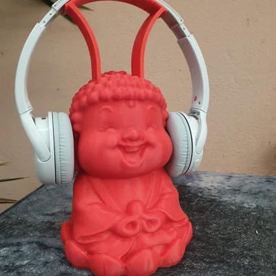 Giá đỡ tai nghe hình tượng Phật độc đáo - Tăng tính thẩm mỹ bàn làm việc