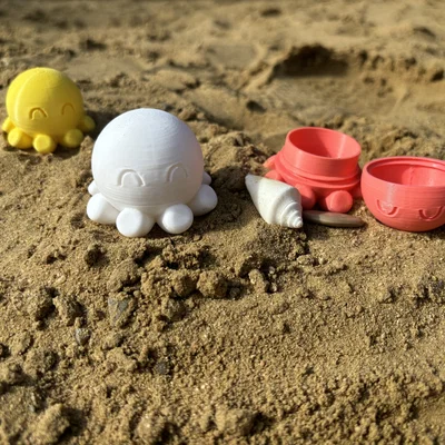 Hộp Vặn Ren Bạch Tuộc Dễ Thương