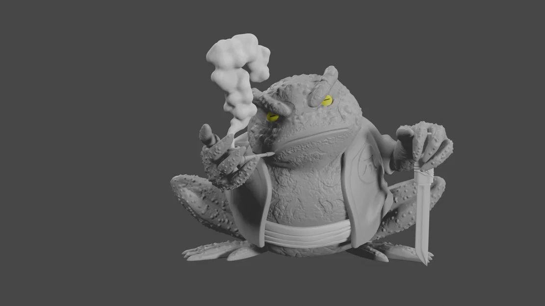 Mô hình mini DnD Gamabunta lấy cảm hứng từ Naruto (Tabletop) - Image 1