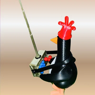 Feathers McGraw (Wallace and Gromit) – mô hình 3D kèm remote