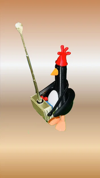 Feathers McGraw (Wallace and Gromit) – mô hình 3D kèm remote - Image 3