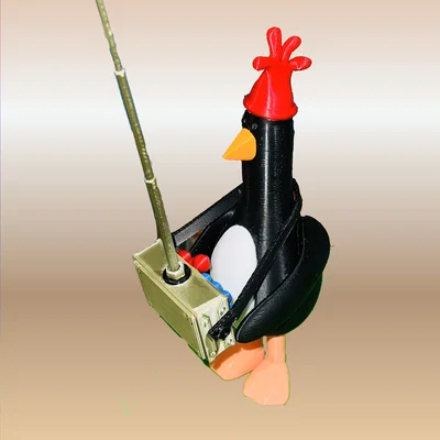 Feathers McGraw (Wallace and Gromit) – mô hình 3D kèm remote
