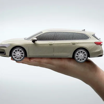 Mô hình 3D Škoda Superb Combi
